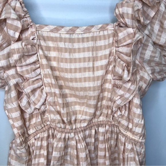 ANTHROPOLOGIE Moon River Ruffle Cropped Top Size XS - Picture 3 of 10